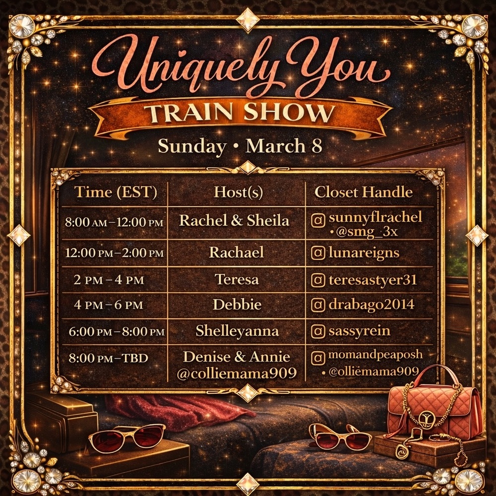 Uniquely You Live Show Flyer